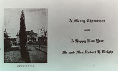 Robert H. Wright Christmas card 